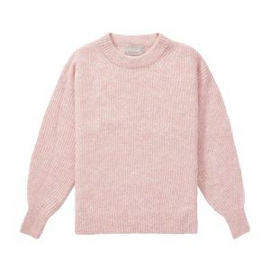 Everlane, The Oversized Soft Alpaca Crew, Sweater, Rose Petal Pink